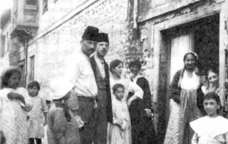 Dans la communauté juive de Thessalonique en 1917.