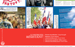 Bon de commande du «Patriote Résistant» - 2023